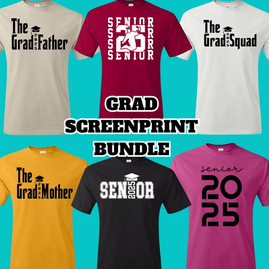 GRAD 2025  Screenprint BUNDLE