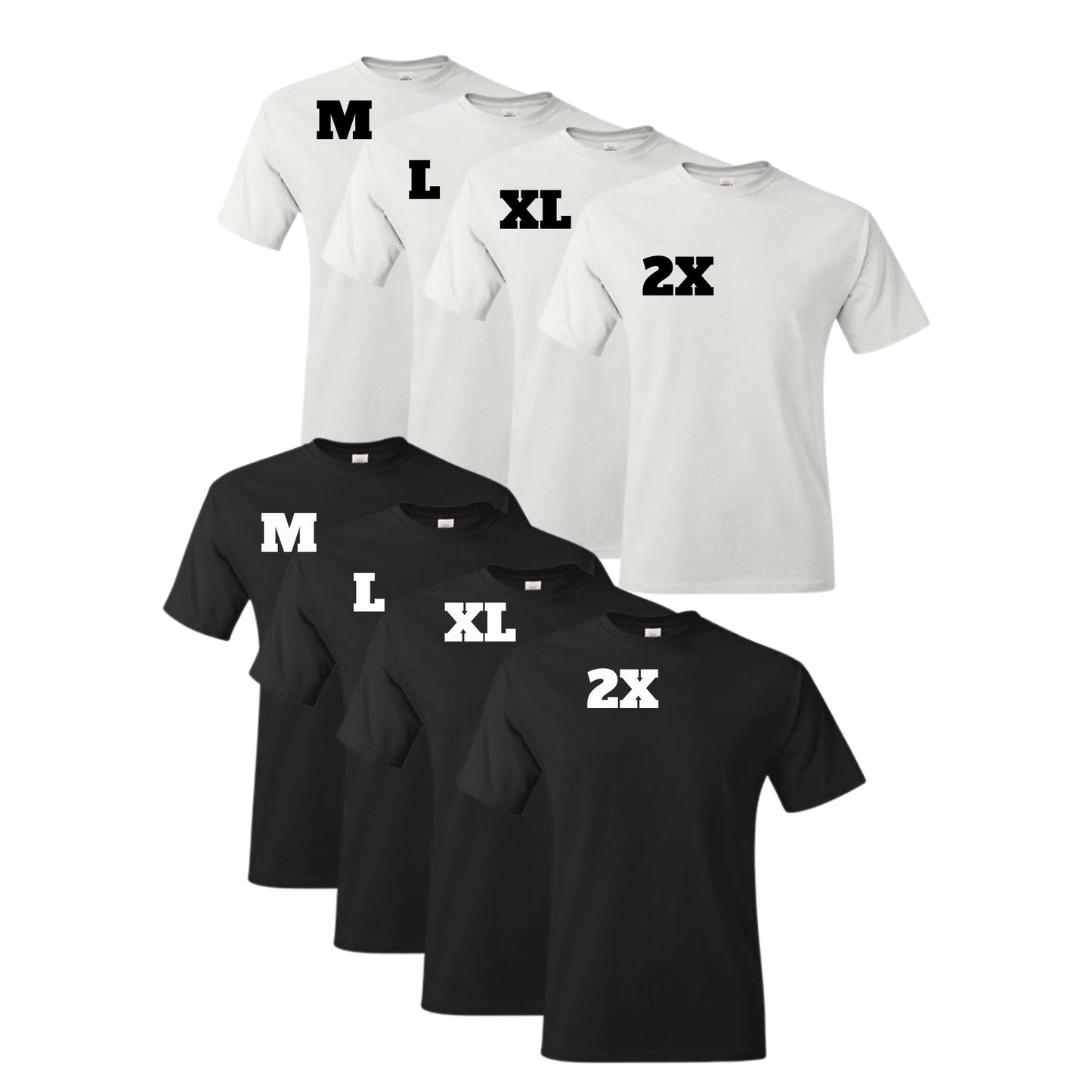 COTTON T-Shirt BUNDLES (Unisex Adult)