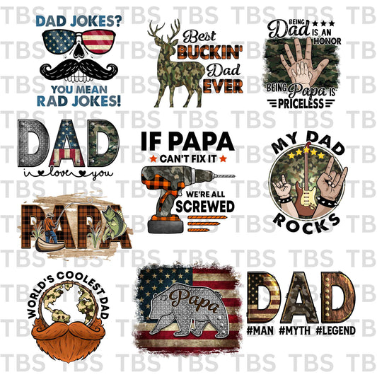 Father's Day Sublimation Gang Sheet