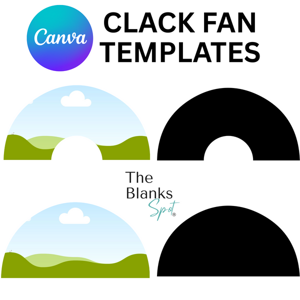 CLACK FAN CANVA PRO TEMPLATE (DIGITAL DOWNLOAD) The Blanks Spot