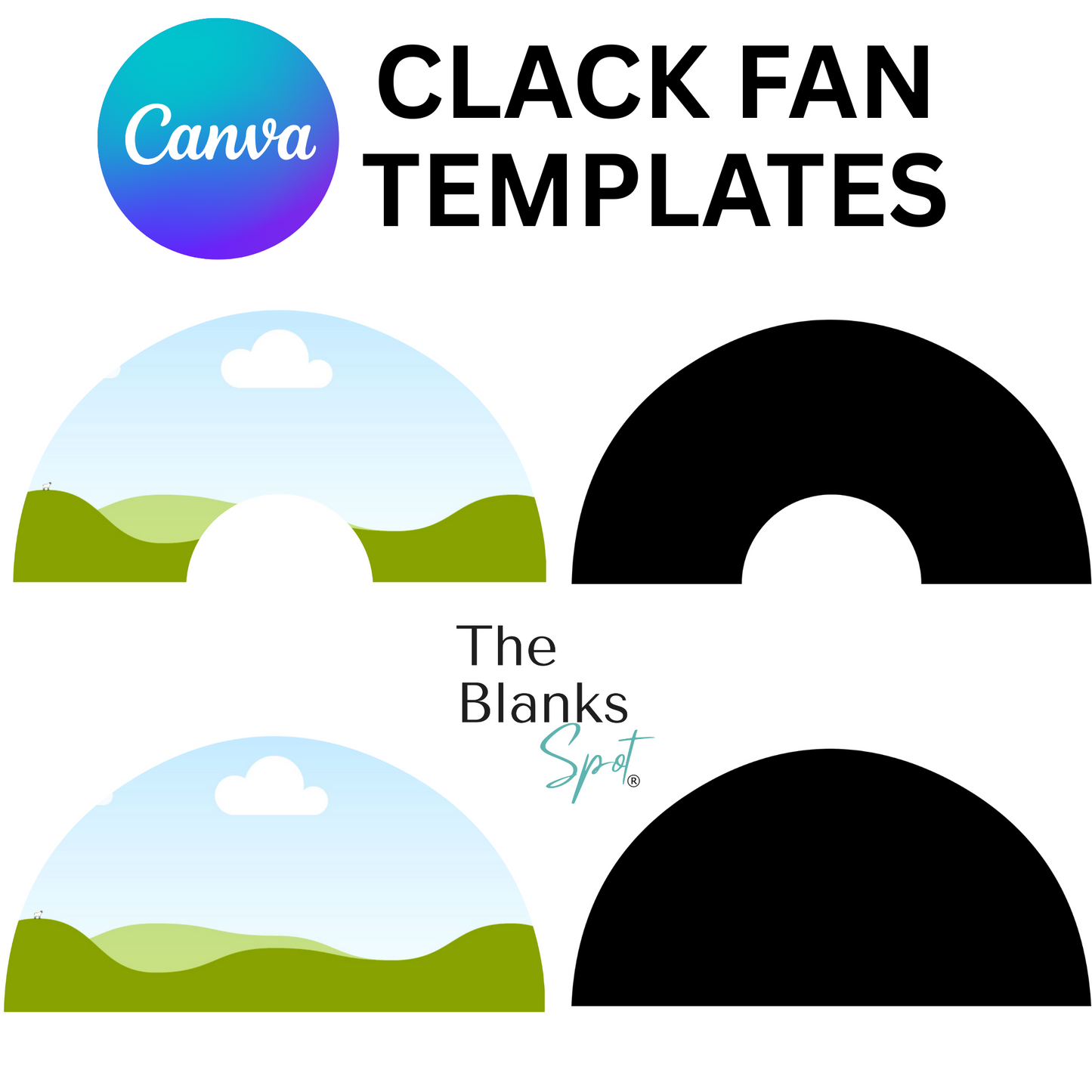 CLACK FAN CANVA TEMPLATE (DIGITAL DOWNLOAD)