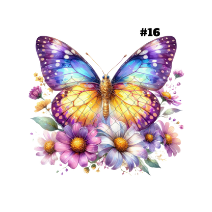 $2 Tuesday ONLY - BUTTERFLY T-Shirt Sublimation Transfers