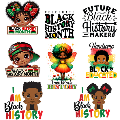 KIDS Black History- Sublimation Transfers