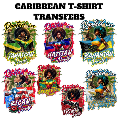CARIBBEAN T-Shirt Sublimation Transfers