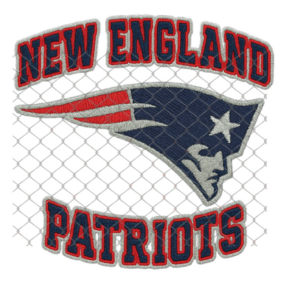 FAUX EMBROIDERY LOOK FOOTBALL T-SHIRT TRANSFERS (SUBLIMATION)