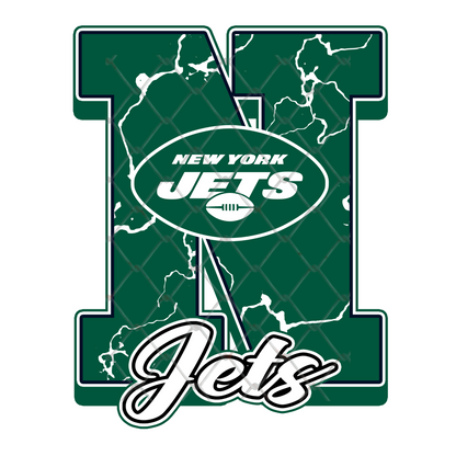 $2 Tuesday ONLY - FOOTBALL MARBLE LETTER T-SHIRT TRANSFERS (SUBLIMATION)