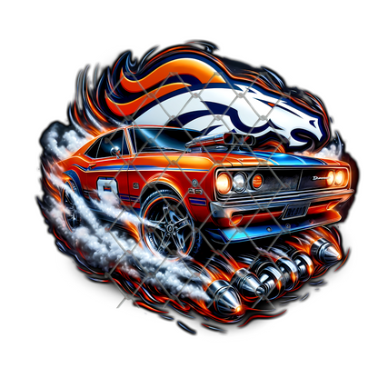 FOOTBALL & CARS T-SHIRT TRANSFERS (SUBLIMATION)