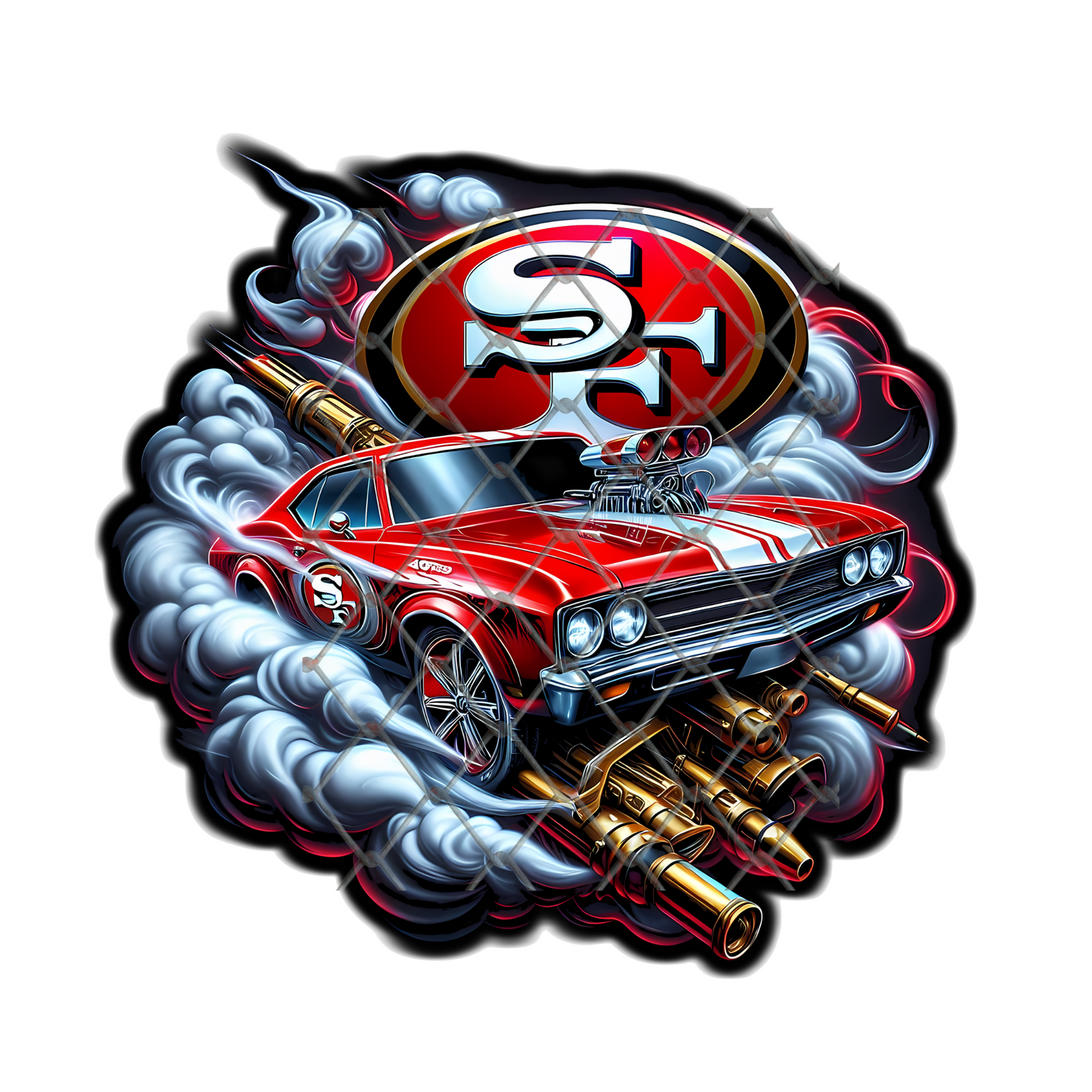 FOOTBALL & CARS T-SHIRT TRANSFERS (SUBLIMATION)