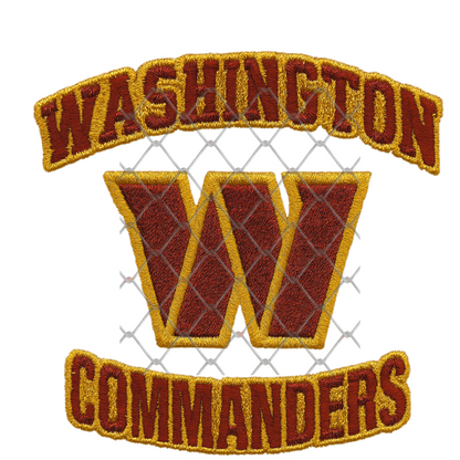 $2 Tuesday ONLY - FAUX EMBROIDERY LOOK FOOTBALL T-SHIRT TRANSFERS (SUBLIMATION)