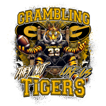HBCU THEY NOT LIKE US FOOTBALL T-SHIRT TRANSFERS (SUBLIMATION)