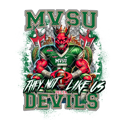 HBCU THEY NOT LIKE US FOOTBALL T-SHIRT TRANSFERS (SUBLIMATION)