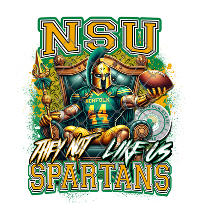 HBCU THEY NOT LIKE US FOOTBALL T-SHIRT TRANSFERS (SUBLIMATION)