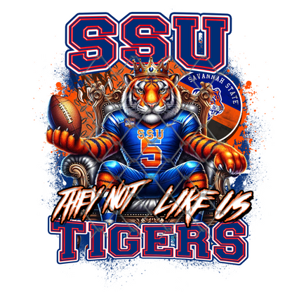HBCU THEY NOT LIKE US FOOTBALL T-SHIRT TRANSFERS (SUBLIMATION)
