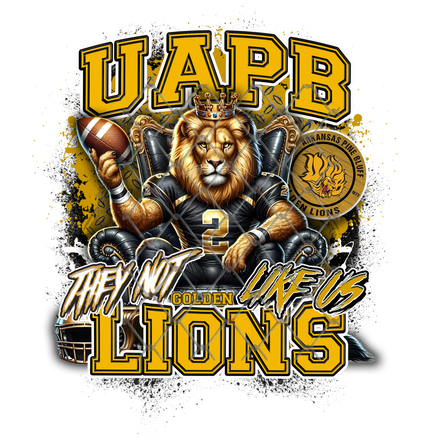 HBCU THEY NOT LIKE US FOOTBALL T-SHIRT TRANSFERS (SUBLIMATION)