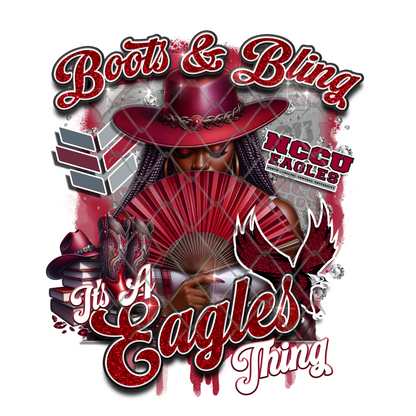 COLLEGE BOOTS & BLING T-SHIRT TRANSFERS (SUBLIMATION)