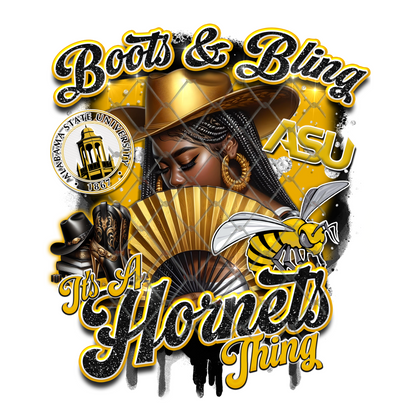 COLLEGE BOOTS & BLING T-SHIRT TRANSFERS (SUBLIMATION)