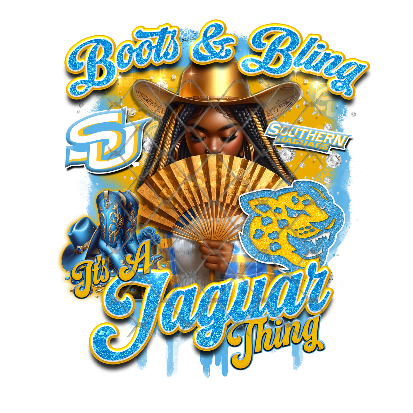 COLLEGE BOOTS & BLING T-SHIRT TRANSFERS (SUBLIMATION)