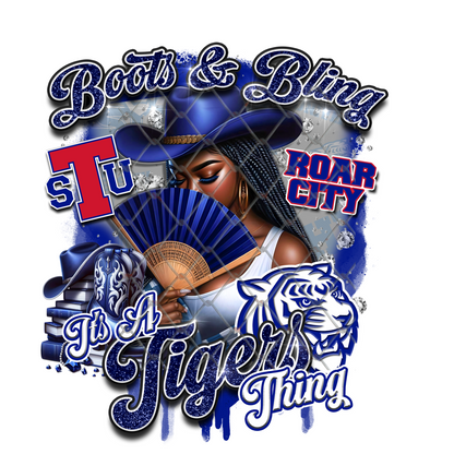 COLLEGE BOOTS & BLING T-SHIRT TRANSFERS (SUBLIMATION)