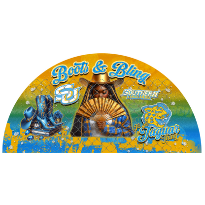 COLLEGE BOOTS & BLING CLACK FAN TRANSFERS (SINGLES) (Sublimation)(Ready To Press)