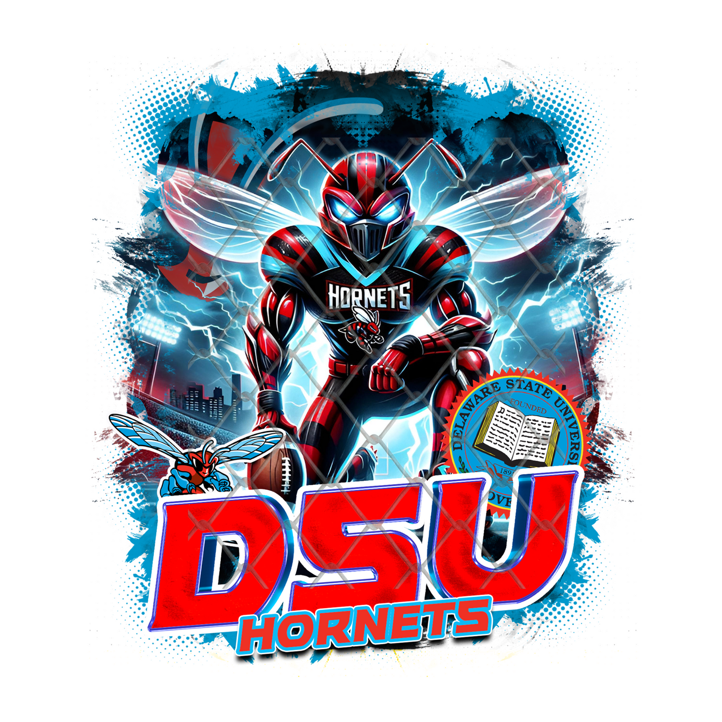 HBCU LIGHTNING FOOTBALL T-SHIRT TRANSFERS (SUBLIMATION)