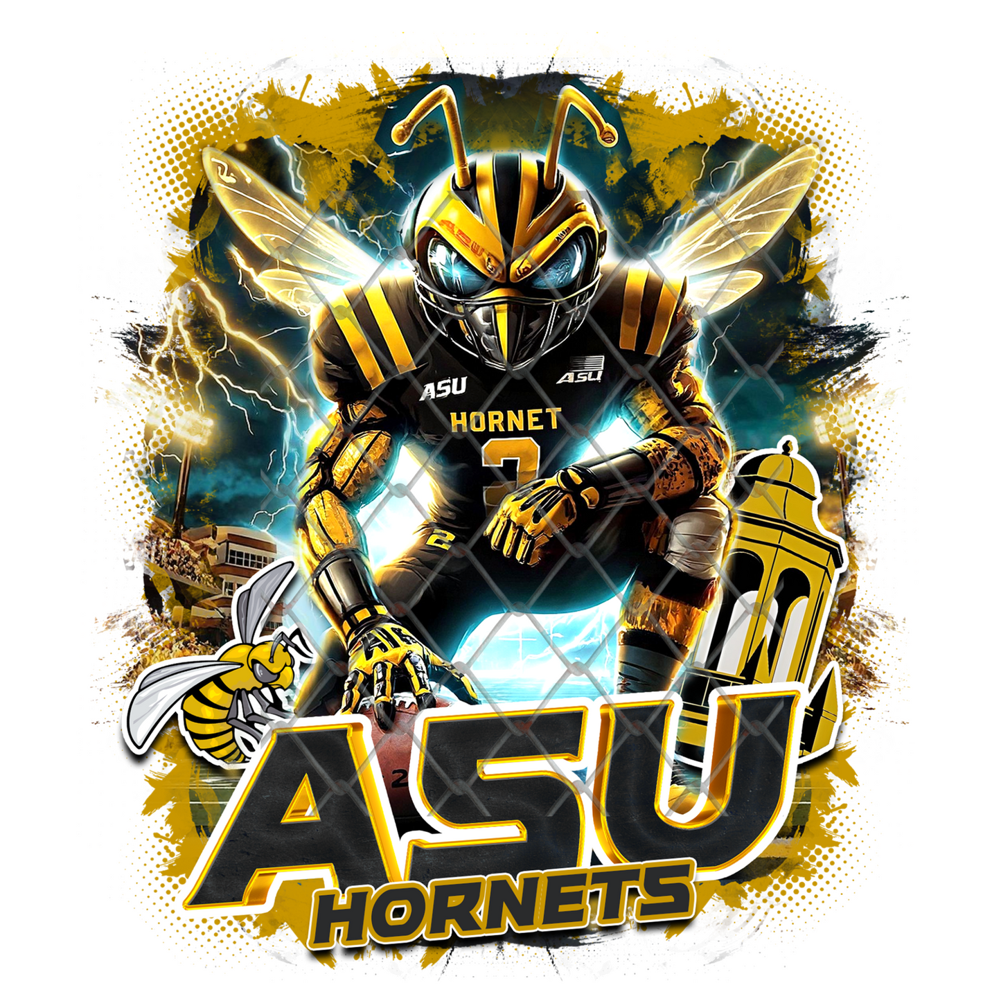 HBCU LIGHTNING FOOTBALL T-SHIRT TRANSFERS (SUBLIMATION)