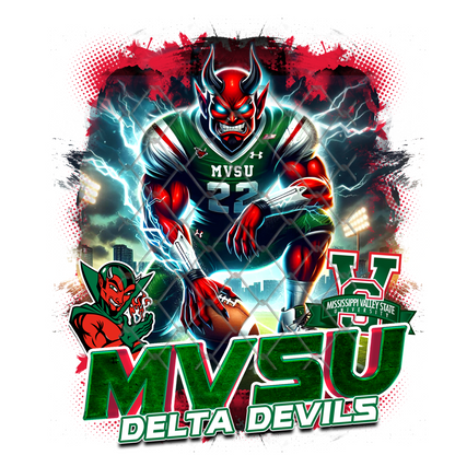 HBCU LIGHTNING FOOTBALL T-SHIRT TRANSFERS (SUBLIMATION)