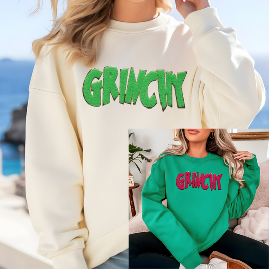 Grinchy Chenille Patch