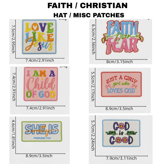 FAITH / CHRISTIAN (Small) Hat/Misc Patches