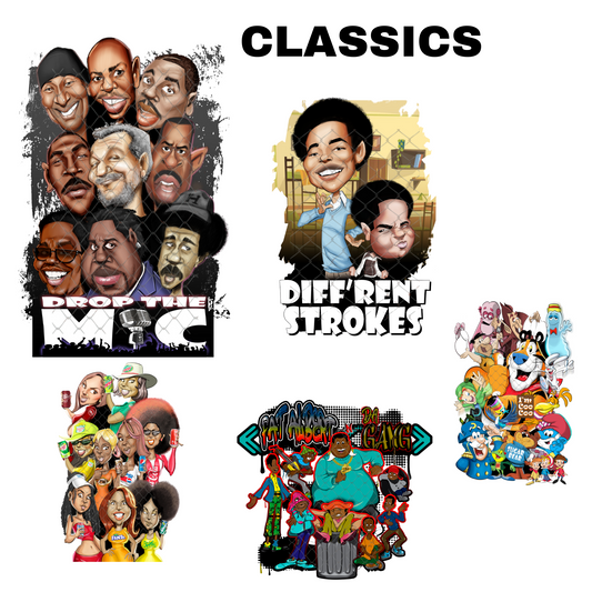 CLASSICS T-Shirt Sublimation Transfers