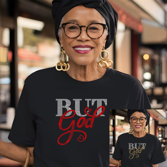 But God (Rhinestone Transfer)