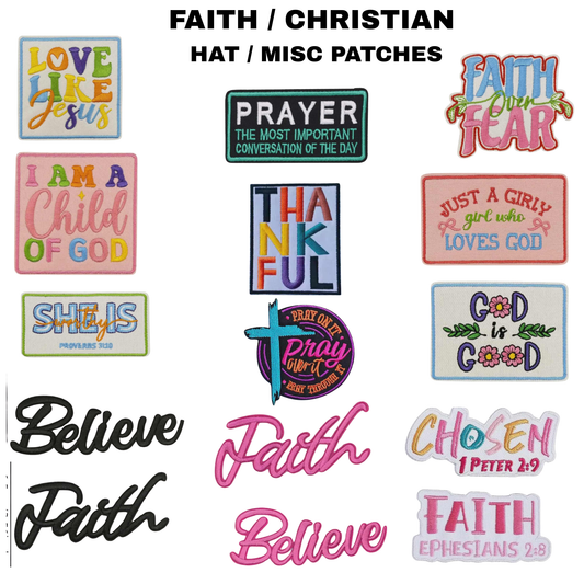 FAITH / CHRISTIAN (Small) Hat/Misc Patches