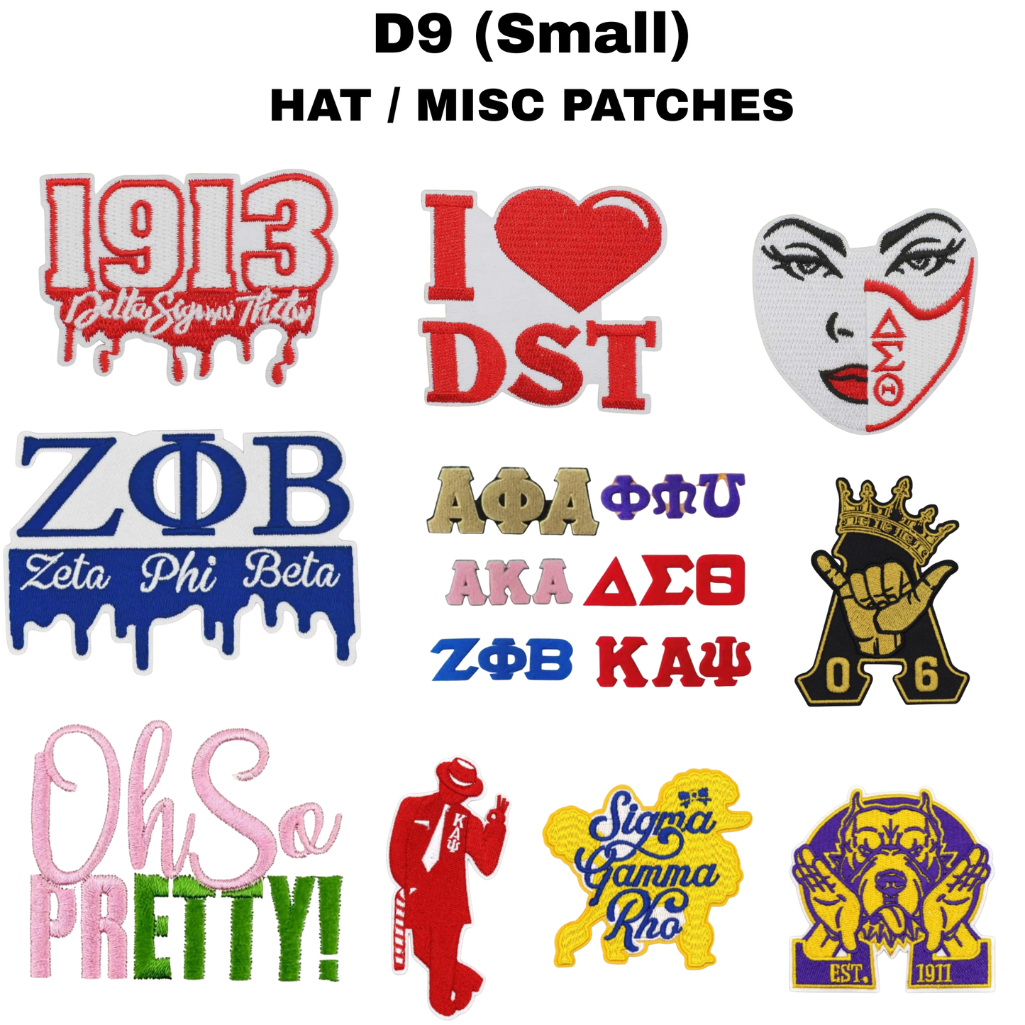 D9 (Small) Hat/Misc Patches