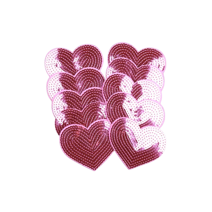 Hearts (Sequin)  Hat/Misc Patches