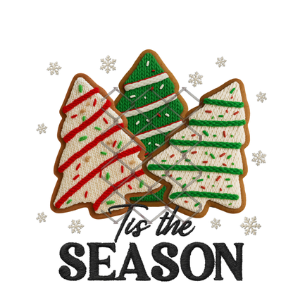 Christmas Crochet Effect  - Sublimation Transfer (SINGLES)