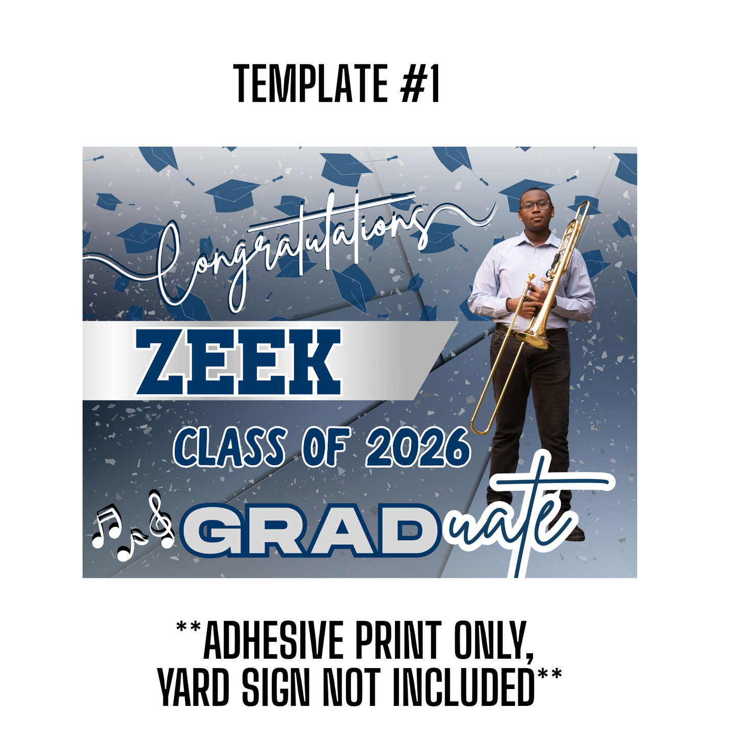 CUSTOM ADHESIVE YARD SIGN PRINT