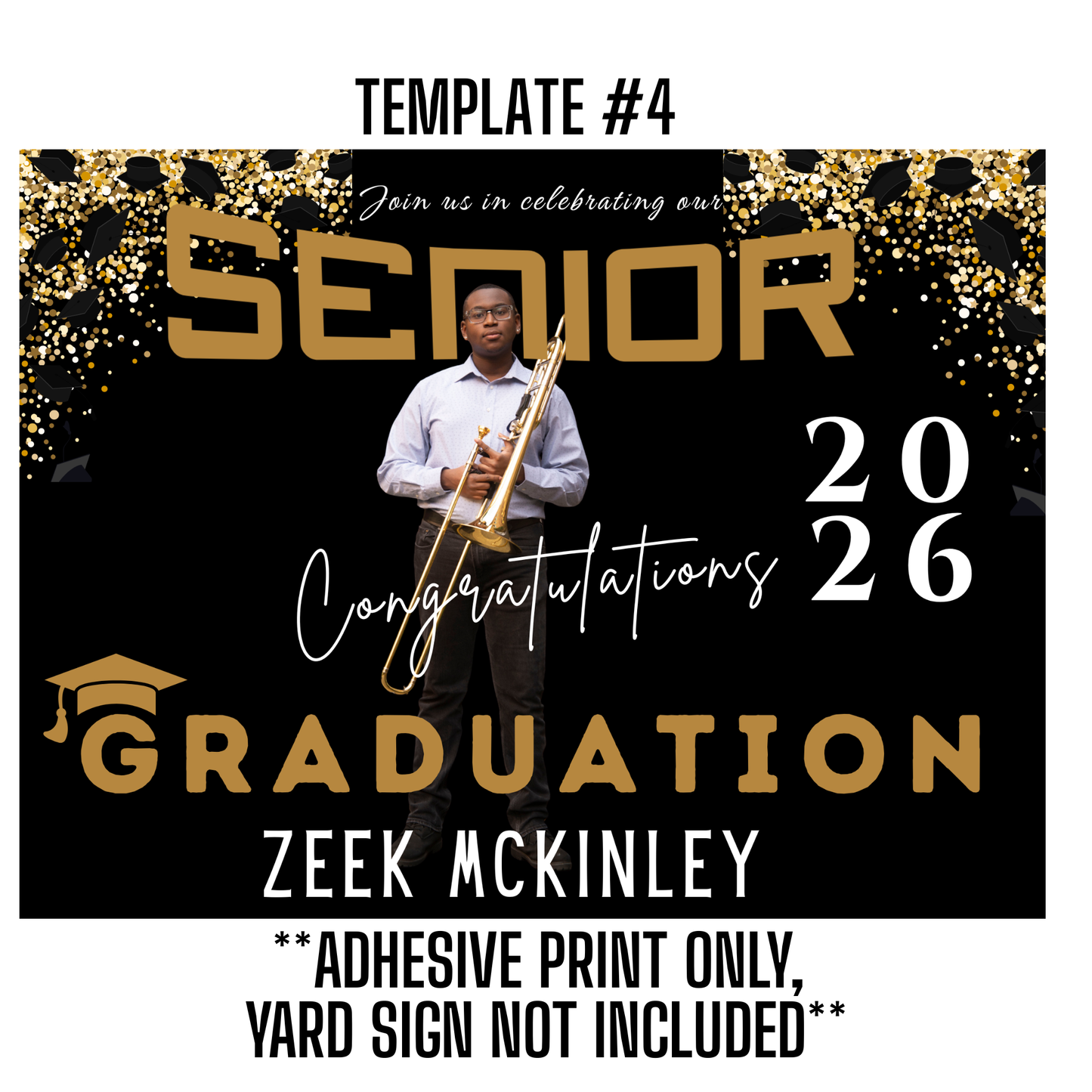 CUSTOM ADHESIVE YARD SIGN PRINT