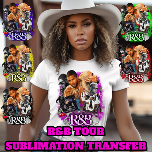 R&B Tour Sublimation Transfer (LIMITED EDITION) 2pk