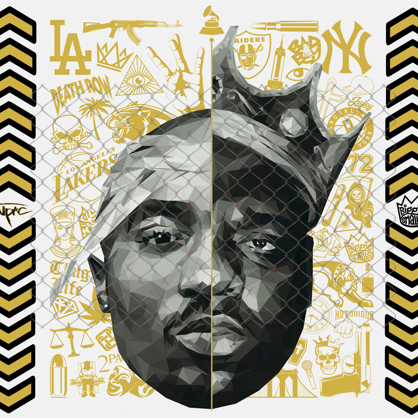 PRE-MADE ADHESIVE TRAY TABLE PRINTS (20" X 15.25") - HIP HOP