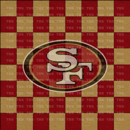 PRE-MADE ADHESIVE TRAY TABLE PRINTS (20" X 14.75") - GAME BOARD FOOTBALL