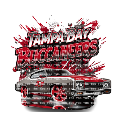 FOOTBALL & CARS DIE-CUT ADHESIVE VINYL DECAL