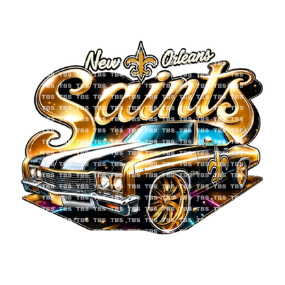 FOOTBALL & CARS DIE-CUT ADHESIVE VINYL DECAL