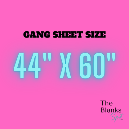 Gang Sheet Builder 44" - SUBLIMATION