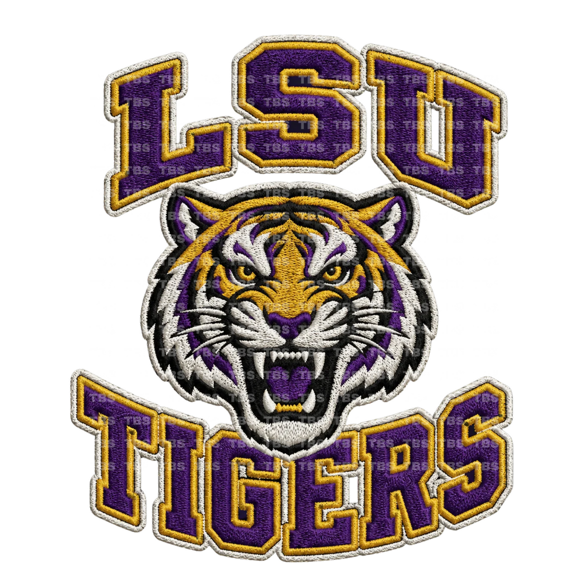 DTF - FAUX EMBROIDERY LOOK COLLEGE FOOTBALL T-SHIRT TRANSFERS - (DTF)