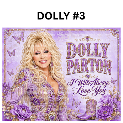 PRE-MADE ADHESIVE TRAY TABLE PRINTS (20" X 15") - DOLLY
