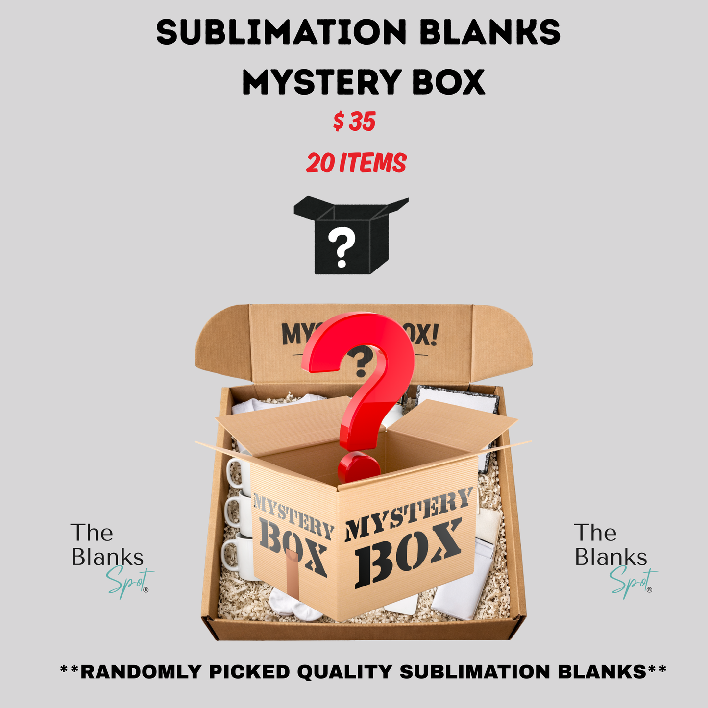Sublimation Blanks MYSTERY BOX