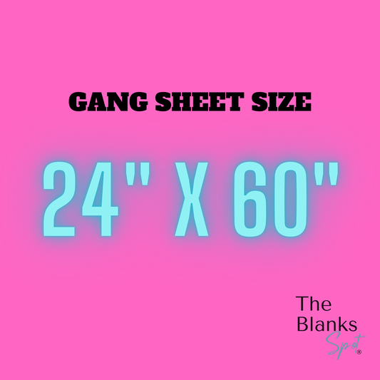 GANG SHEET - 24” X 60” - SUBLIMATION PRINTS/TRANSFERS