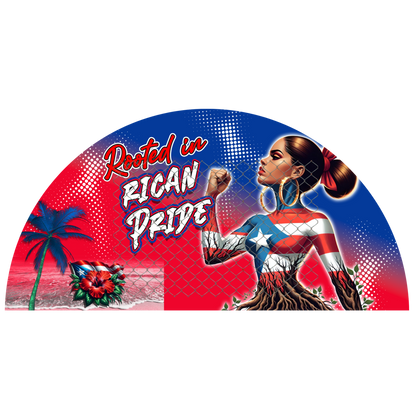 CARIBBEAN CLACK FAN TRANSFERS (SINGLES) (Sublimation)(Ready To Press)