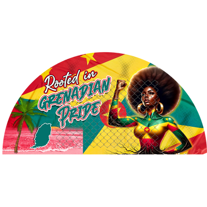 CARIBBEAN CLACK FAN TRANSFERS (SINGLES) (Sublimation)(Ready To Press)