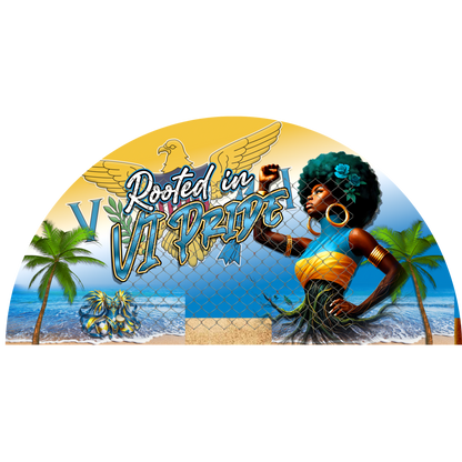 CARIBBEAN CLACK FAN TRANSFERS (SINGLES) (Sublimation)(Ready To Press)