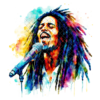 BOB MARLEY T-Shirt Sublimation Transfers